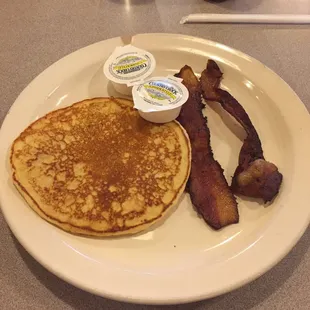 Pancake and bacon