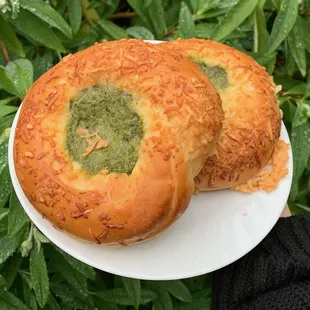 Spinach Cheese Bun from Macrina Bakery