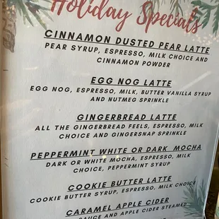 Holiday specials