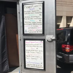 the back of a food truck