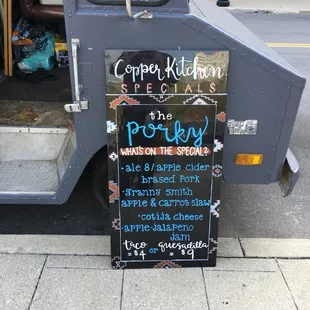 Special Menu "Porky"