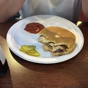 Chicken sandwich no lettuce or tomato