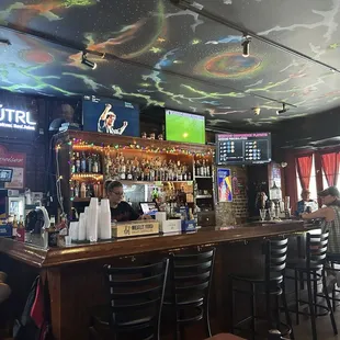 View of bar