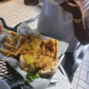Catfish Po Boy