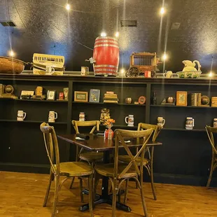 Inside restaurant