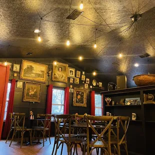 Inside restaurant