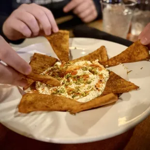 Bee sting, whipped feta dip.  I highly recommend this.