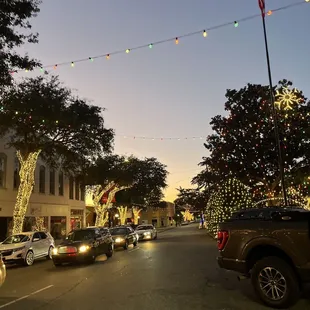 The street view was beautiful