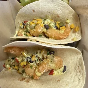 Shrimp tacos