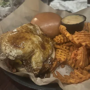 Bourbon burger