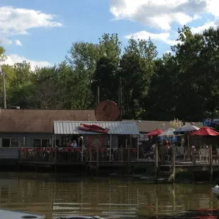 the exterior of the restaurant