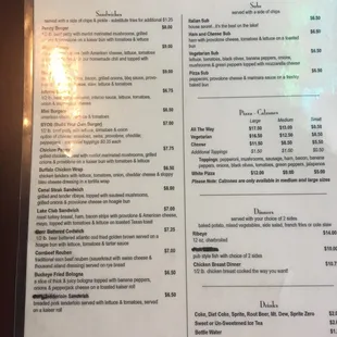 Menu 2/2