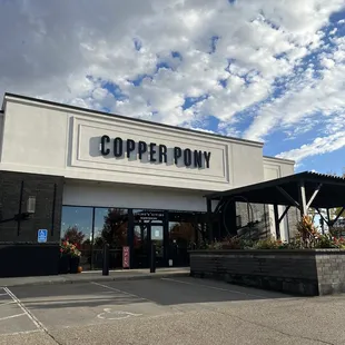 the front of the store