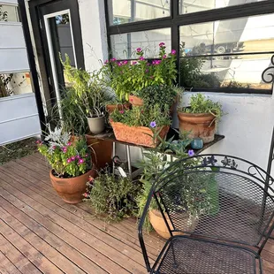 Beautiful weather to seat outside