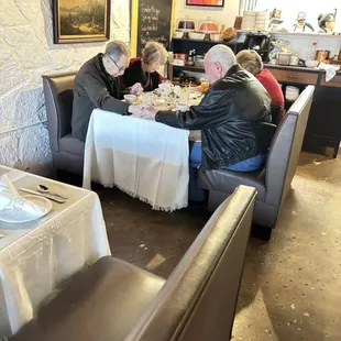 Our wonderful customers who joined us for a  Four course Valentine meal !