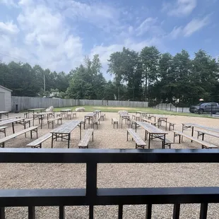 Outdoor seating