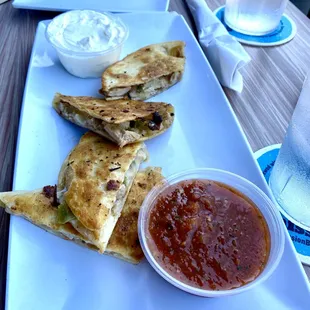 Mini spicy quesadilla