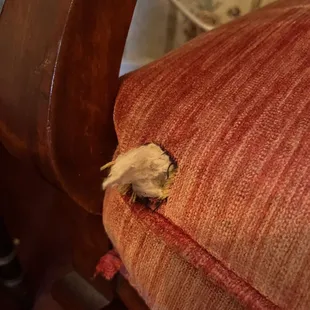 Holes in the furniture