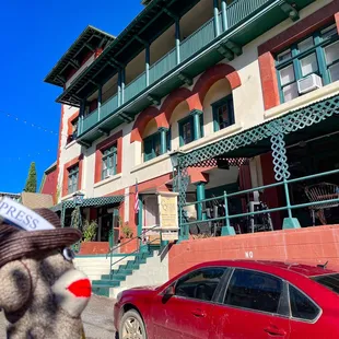 Outside of the Copper Queen hotel.