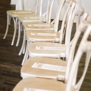 Vineyard Ceremony Chairs