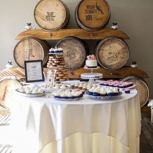 Bourbon Barrel Sweets Display