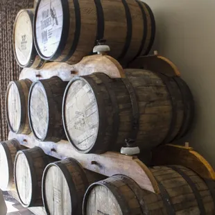 Bourbon Barrel Display