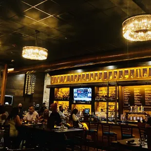 people sitting at the bar