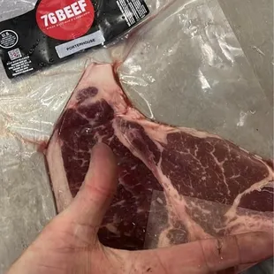 From their Facebook page nasty hands with a cut on it showing off a piece of meat!