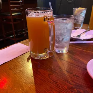 24 oz Blue Moon in Frosted Mug! (Also had a smaller size AND a larger