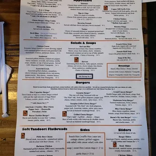 Main menu