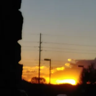 outside