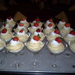 Offer your guests something fun, different and delicious for dessert - Our Pastry Chef Karen whips up the BEST Mousse Martini!