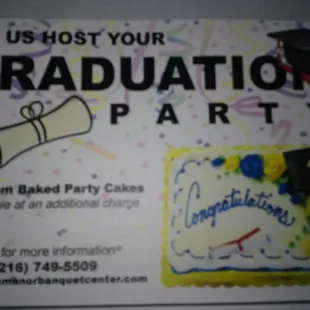 We offer Off-Site Catering and Catering-To-Go! Call us 216-749-5509 to cater your Event!