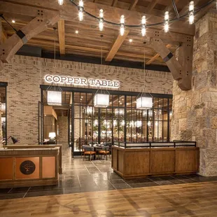 Copper Table Entrance