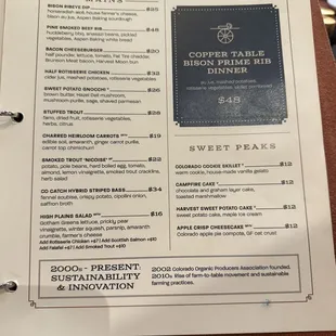 Menu 1/25