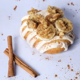 Curious George: House Maple Frosting, Bananas, Walnuts, Cinnamon