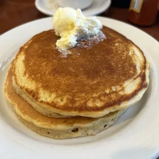 Substitute toast with pancakes