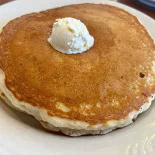Fluffy Pancakes on the side of the omelette