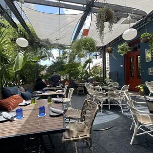 Garden patio