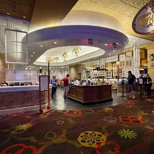 Reception and first area.