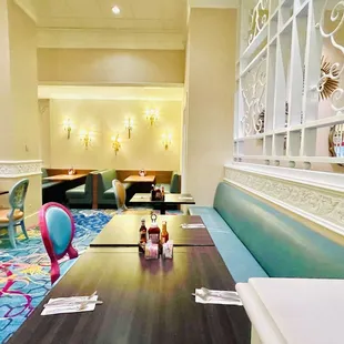 interior, sushi and sashimi