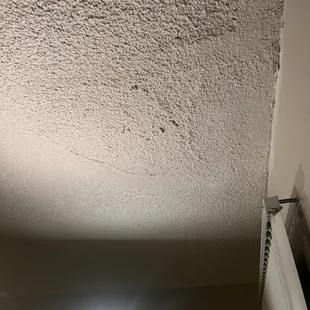 Water damage in ceiling