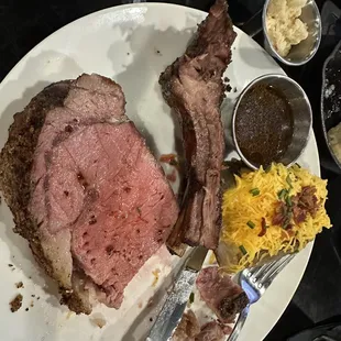 First prime rib dinner which was excellent!