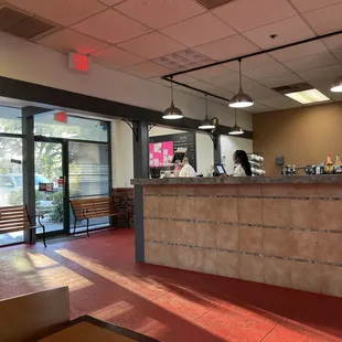 Front entrance and counter service