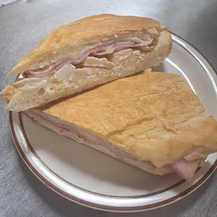 a sandwich on a plate