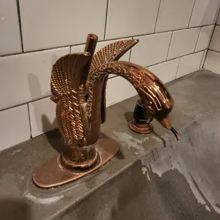 Cool swan sinks