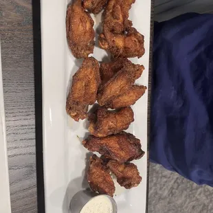 Garlic Parmesan wings