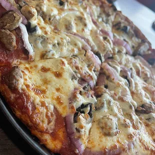 pizza, food