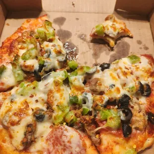 pizza, food