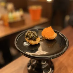 L to R: 24 Karat Golden Nugget (~$28/pc) &amp; 18 Karat Golden Nugget (~$16/pc)